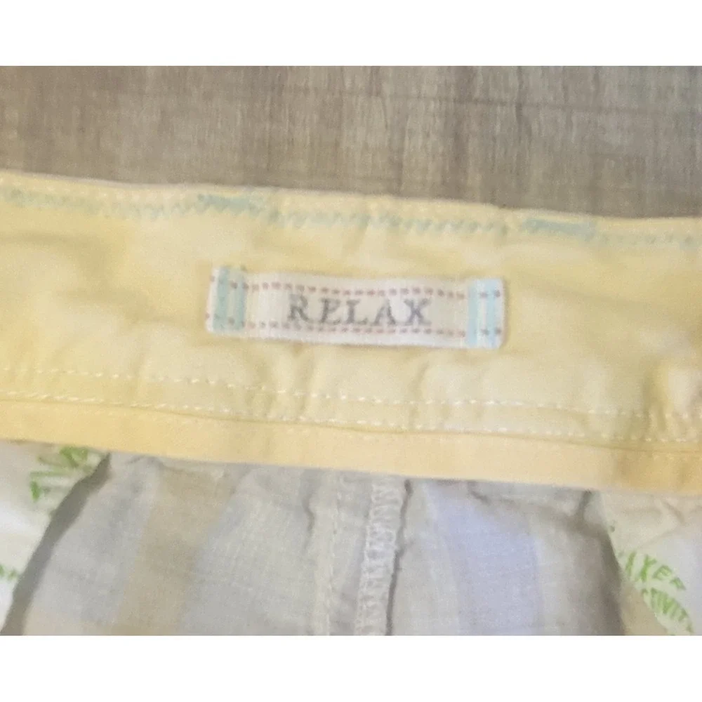 Tommy Bahama Relax Shorts Mens 42 100% Linen‎ Plaid Pro Leisure Golf